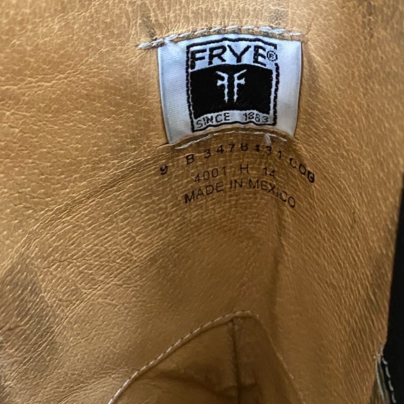 Frye melissa backzip side button riding boot - Picture 6 of 6